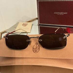 Black and gold Sunglasses Jacques Marie Mage